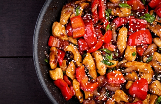 repas convivial | poulet épicé mexicaine