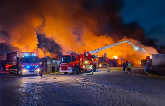 Incendie Tersen - 14 juillet 2026