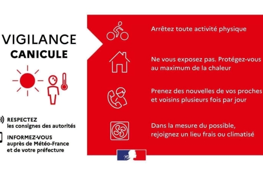 VIGILANCE ROUGE CANICULE
