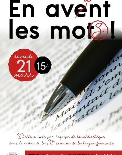 En avant les mots | Dictée