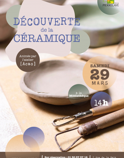 atelier céramique 2024 affiche