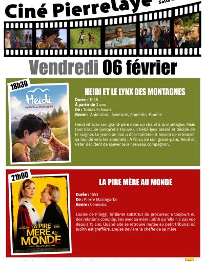 Ciné Pierrelaye 6 février 2026