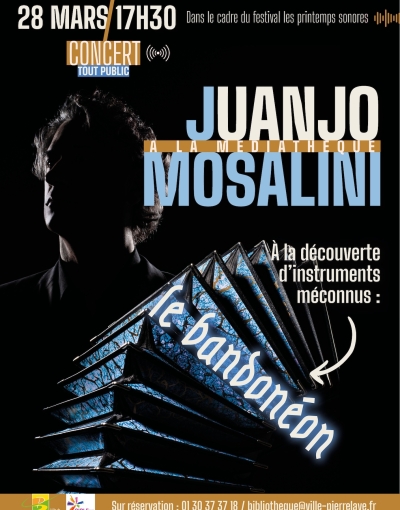 Juanjo Mosalini en concert - le bandonéon