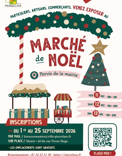 INSCRIPTION EXPOSANTS | MARCHÉ DE NOËL 2026