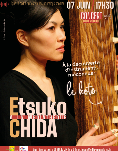 Concert de Etsuko Chida - Instruments : le koto