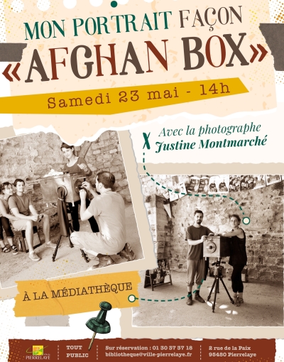 Mon portrait façon Afghan box | Justine Montmarché
