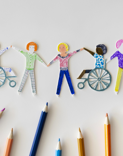 handicap mai 2024 - dessin de 5 enfants