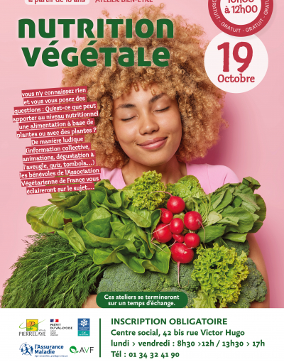 Atelier nutrition végétale du samedi 19 octobre