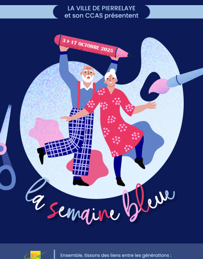 affiche semaine bleue 2025