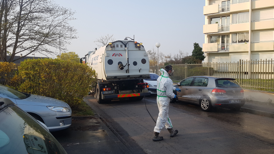 Désinfection des rues