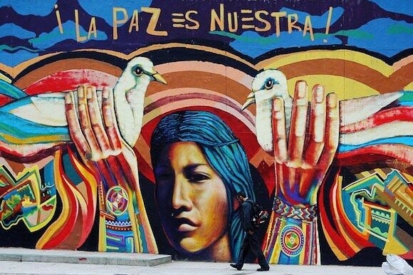 Murales « La paz es nuestra » — Colombie