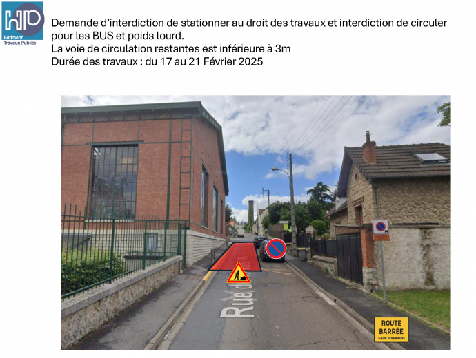 TRAVAUX RUE DU 19 MARS-2025