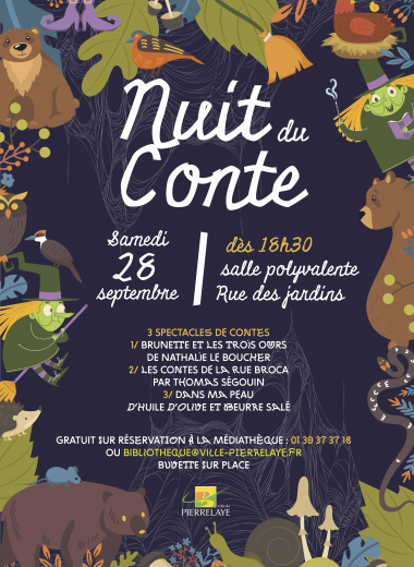 Nuit du conte - samedi 28 septembre