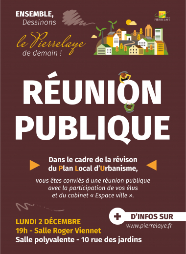 Révision du plan local d'urbanisme - réunion publique