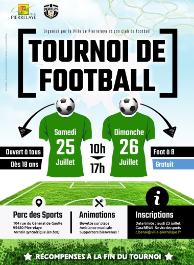 Tournoi de football - 25 et 26 juillet 2026