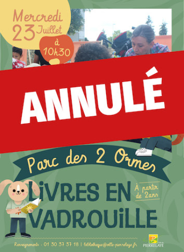 Livres en vadrouille est ANNULÉ