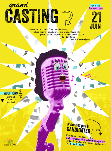 grand casting fête de la musique 2023