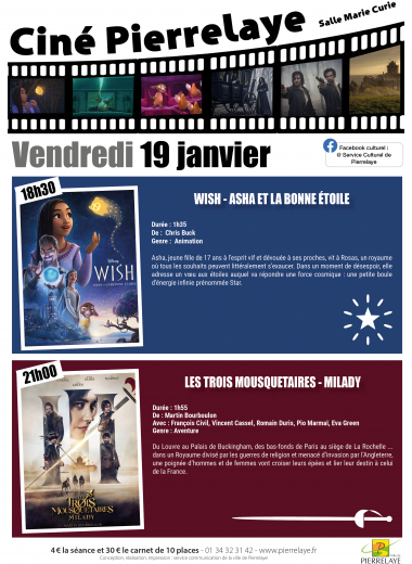 Ciné Pierrelaye 19 janvier 2023