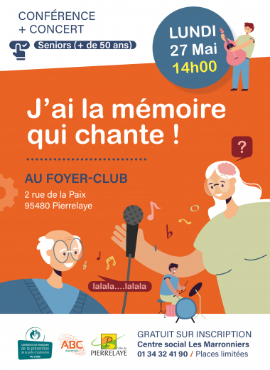 Conférence - Concert j'ai la mémoire qui chante - seniors + de 50 ans