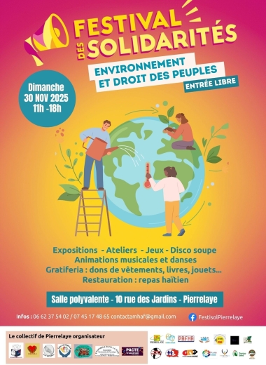 Festival des solidarités 2025 - Affiche
