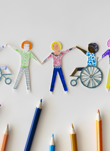 handicap mai 2024 - dessin de 5 enfants