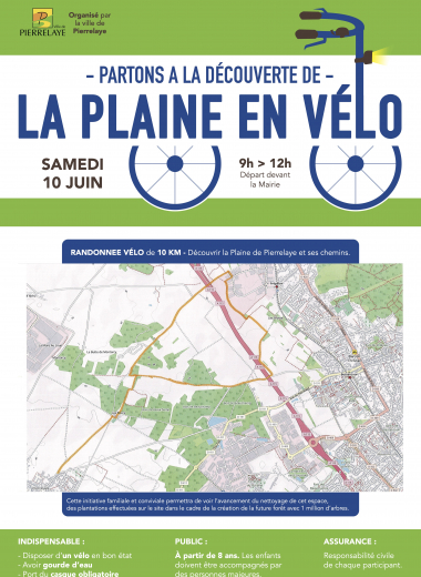 la plaine en vélo