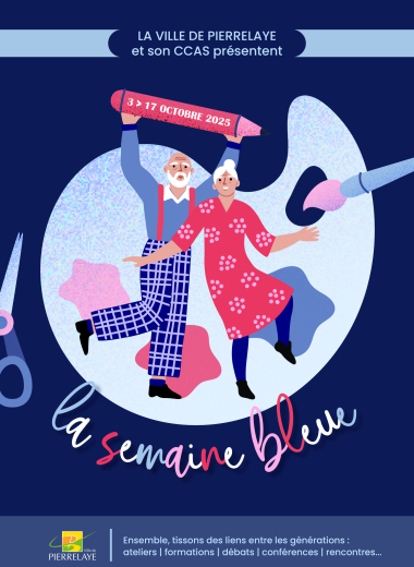 affiche semaine bleue 2025