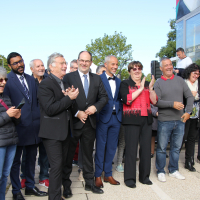 Inauguration de la fresque | médiathèque