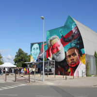 Inauguration de la fresque | médiathèque