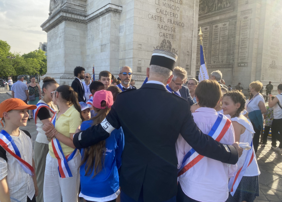 Le CMJ ravive la flamme du soldat inconnu
