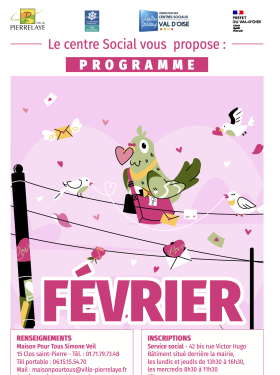 Couverture des activités du Centre social | février 2026