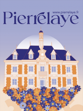 Couverture de l'agenda de Pierrelaye 2025 - illustration de la mairie