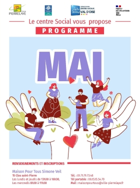 couverture Mai Planning Centre Social 2026