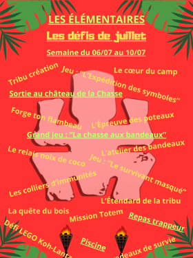 Couverture - Programmes d'été de l'accueil de loisirs 2026